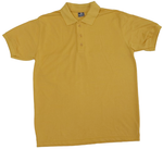 Golfers Cotton Blend 280 gram Mustard Yellow Large