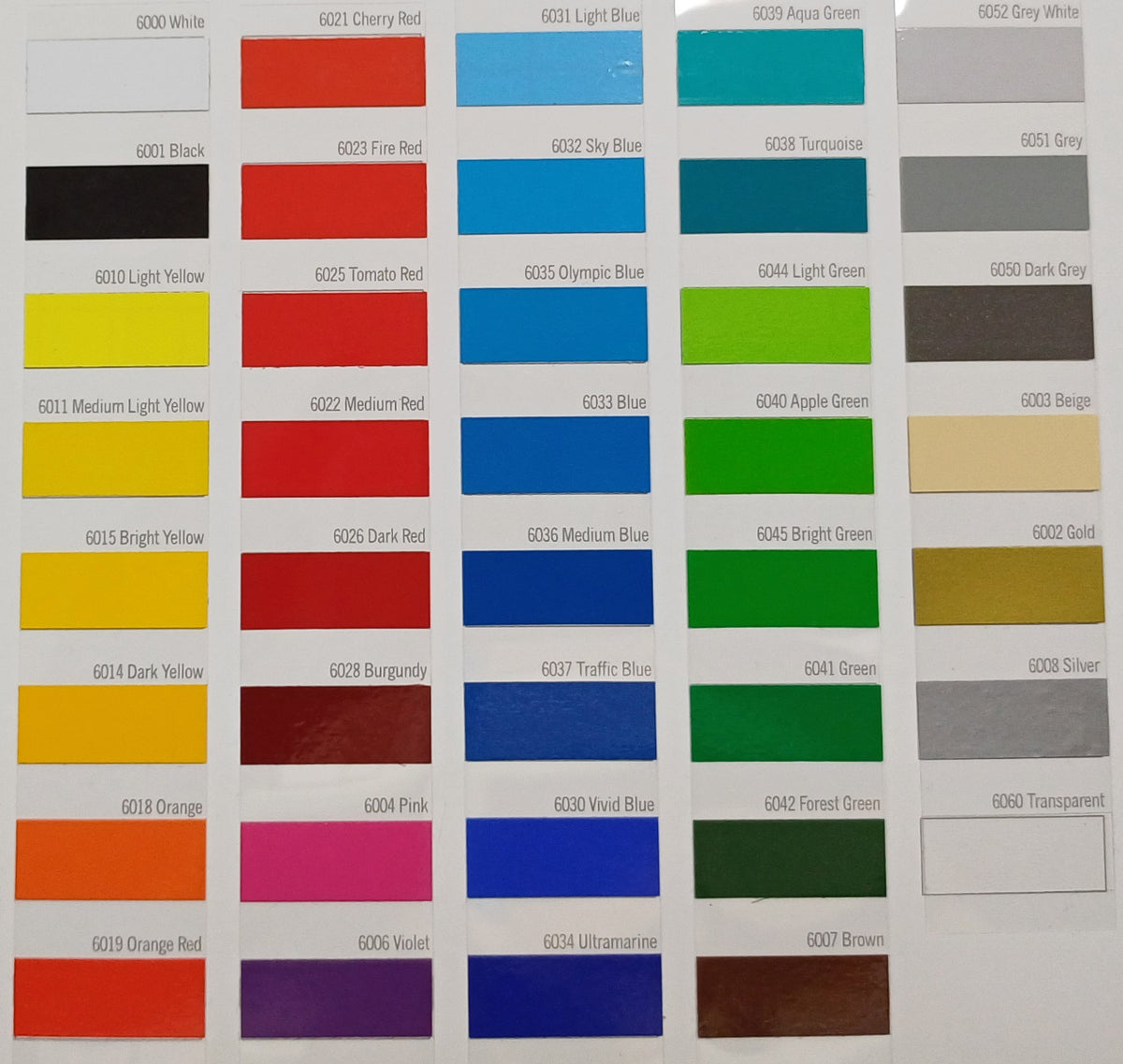 Poli-Cut 5yr Permanent Signage Vivid Blue 6030