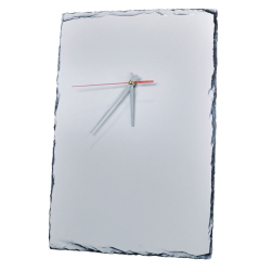 Rock Slate Clock