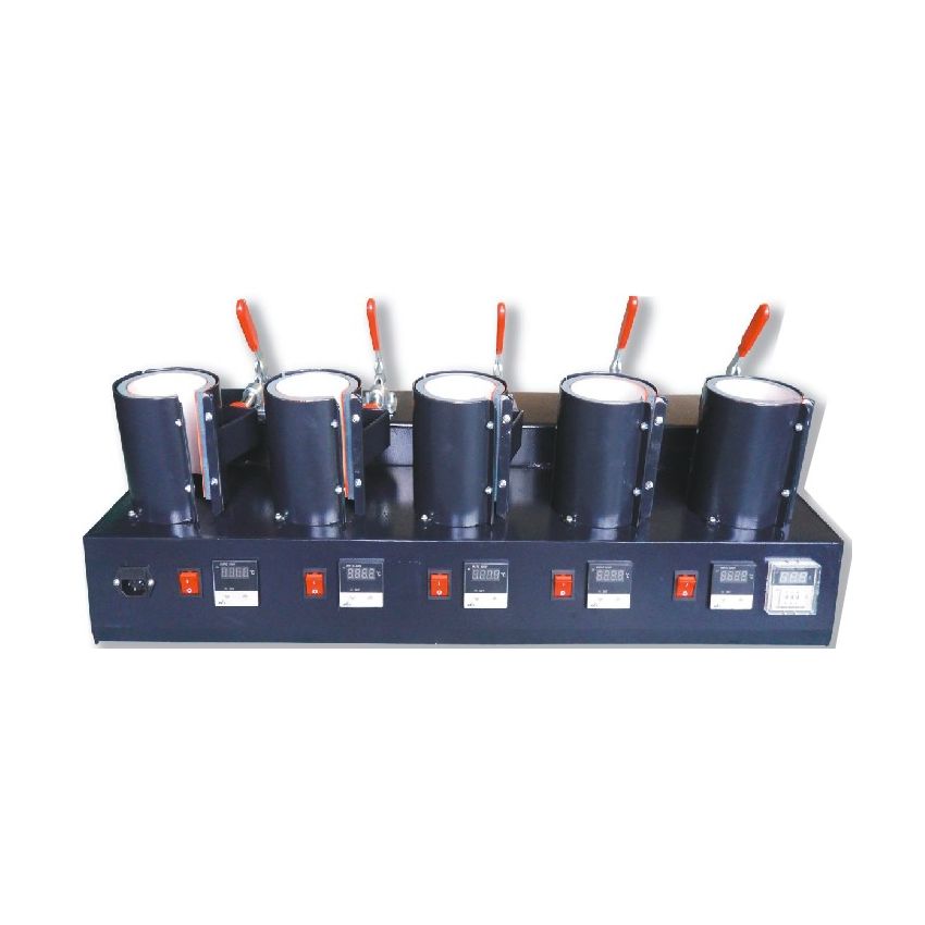 Combo 5 Head Mug press & Sub Printer