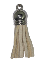 Tassels Silver 35mm Beige No 16
