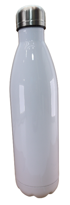Flask Cola Bottle 500ml White (Sublimation & Vinyl)
