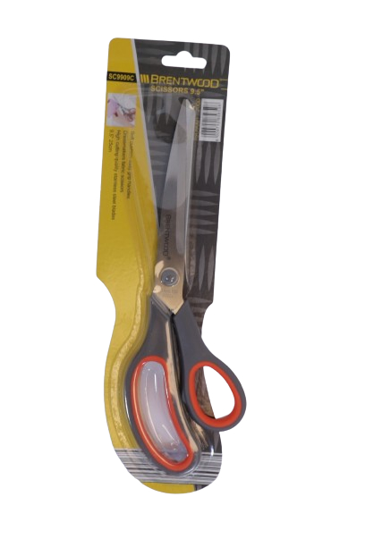 Craft Scissors 9.5inch Orange & Grey