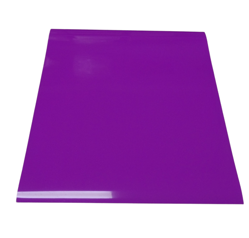 HTV Luminous / Glow in Dark - Purple turns Green 2pcs 25x30cm