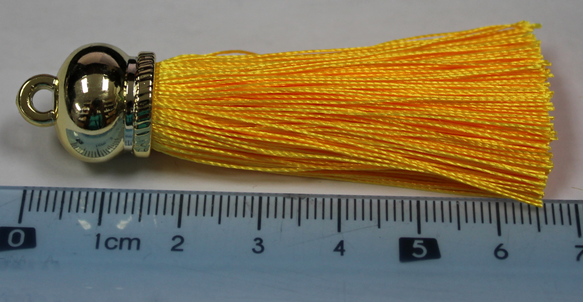 Tassels 65mm Yellow Orange