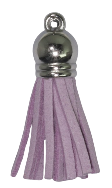 Tassels Silver 35mm Light Lilac No 18