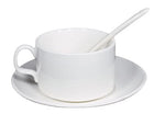 Tea Mug & Saucer & Spoon 6oz AAA Grade