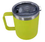 Double Wall Sippy Camping Mug 340ml Yellow