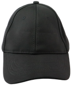 Cap Golfers Polyester 6 Panel Black