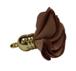 Tassels 25mm Flower Brown