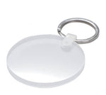 Keyring Sublimation Acrylic Round 50mm
