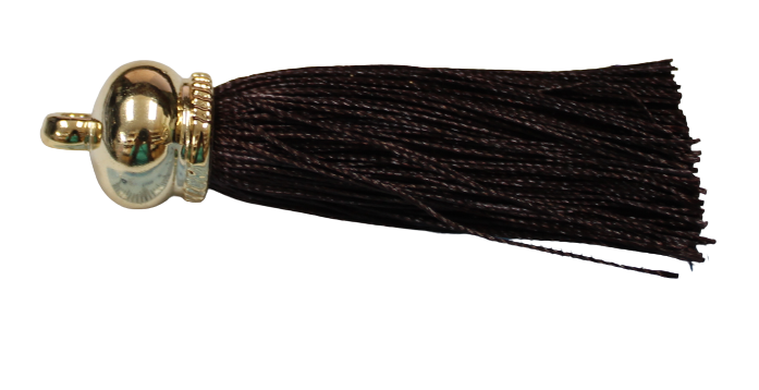 Tassels 65mm Burnt Dark Brown