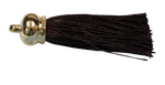 Tassels 65mm Burnt Dark Brown