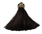 Tassels 65mm Burnt Dark Brown
