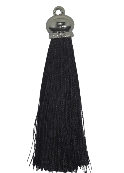 Tassels 90mm Light Gold Black No26