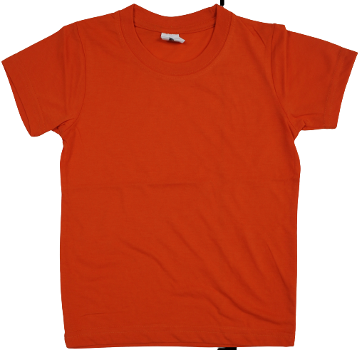Tshirt Kids180g Orange 8-9
