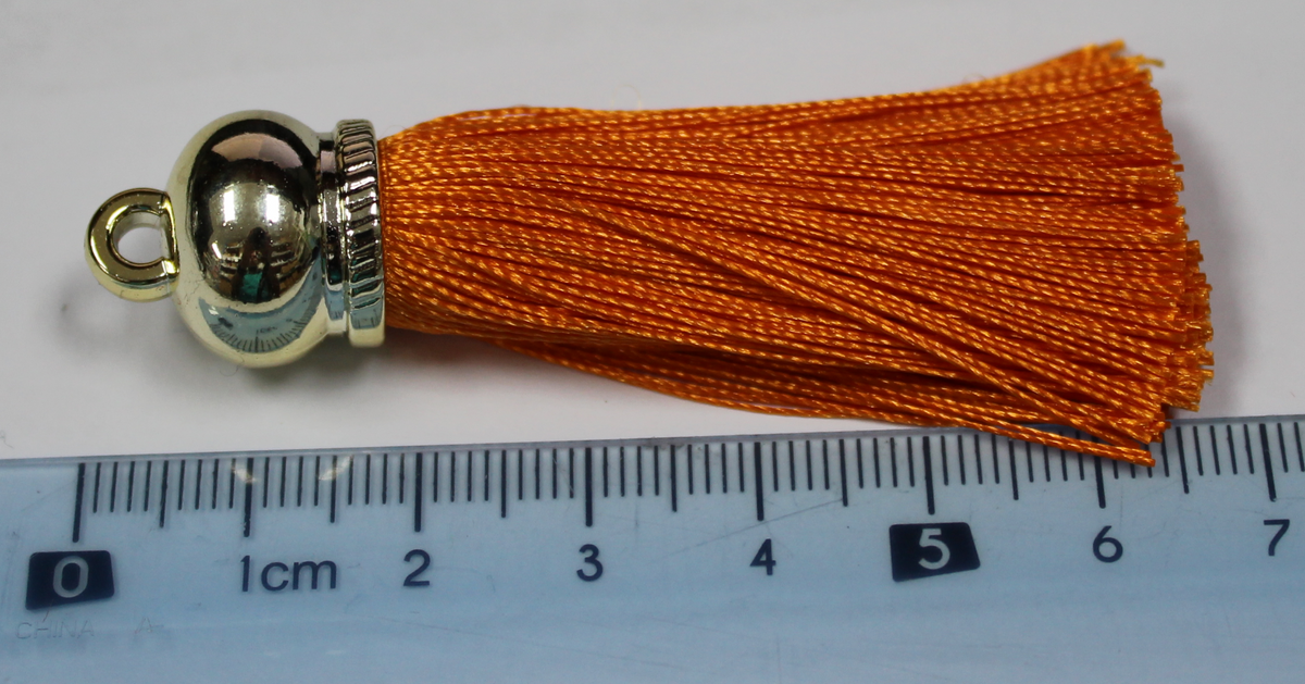 Tassels 65mm Burnt Orange