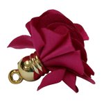 Tassels 25mm Flowers Ruby