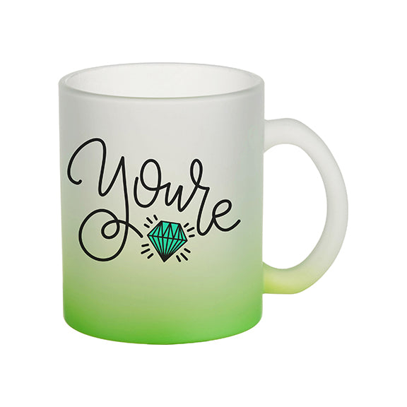 Mugs - Frosted Green 11OZ AAA Grade