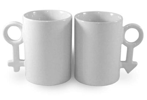 Mugs Couple His & Hers White 11Oz Coffee