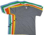 T-shirt 180 gram Light Blue X-Large