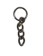 Keyring 10mm ring with 30mm Chain