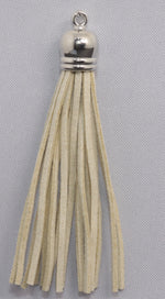 Tassels Silver 80mm Wheat Cream No 53