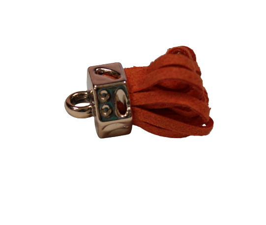 Tassels 25mm Hexagon Burnt Orange