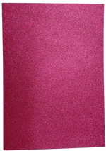 Cardstock Glitter Cerise Red A4 5pcs