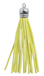 Tassels Silver 80mm Lemon No 17