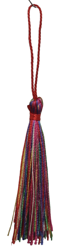 Tassels 130mm Multi Red No 78