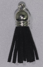 Tassels Silver 35mm Black No 2