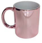 Mugs Metallic Chrome Pink Rose Gold