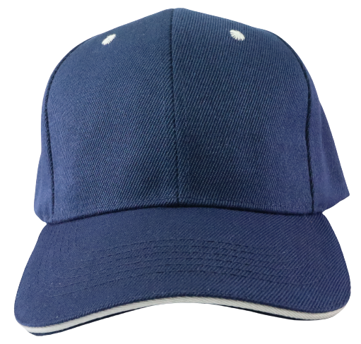 Cap Baseball Navy with White Trim