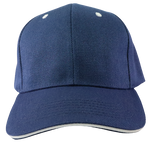 Cap Baseball Navy with White Trim