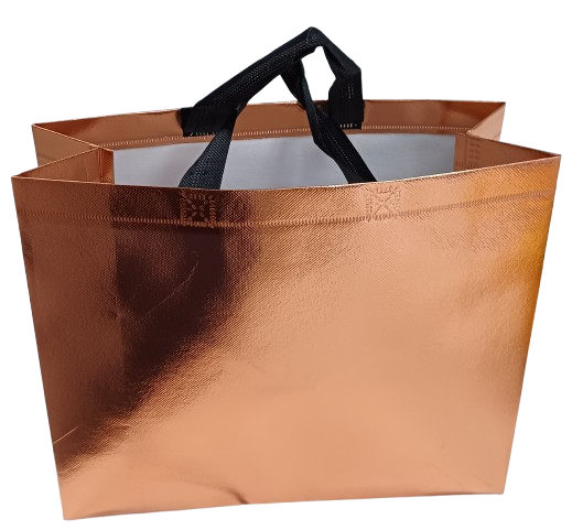 Shopping Tote bag Metallic Rose Gold for Vinyl