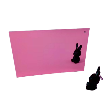 Acrylic Sheet Mirror Dark Pink A5