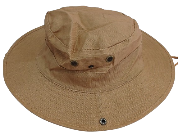 Cap Cricket Safari Style Round Brim Tan