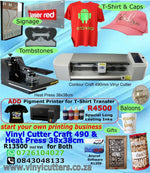 Combo Contour & Craft 490mm Vinyl Cutter & Heat Press 38x38cm