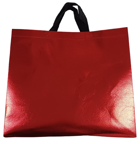 Shopping Tote bag Metallic Red for Vinyl