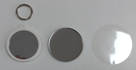 Button Badge Mirror 58mm