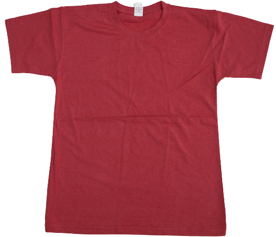 T-shirt 180 gram Red-Millange Medium