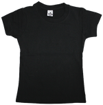 Tshirt Kids180g Black 2-3