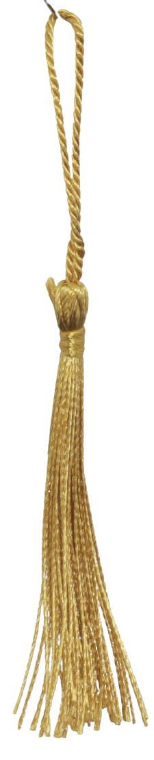 Tassels Metallic 130mm Rose Gold (Thick Pile)
