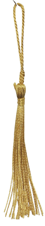 Tassels Metallic 130mm Rose Gold (Thick Pile)