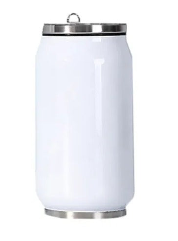 Flask coke can 350ml White