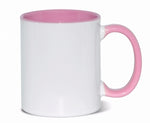 Mugs Inner Color and Handle Pink