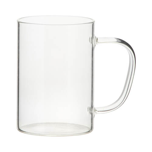 Mugs - Clear Glass with Clear Handle 11OZ