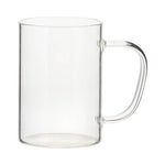 Mugs - Clear Glass with Clear Handle 11OZ