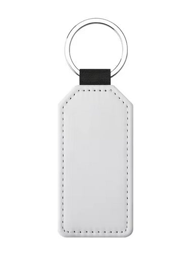 Keyrings Sublimation Glitter Back - Black 40 x 75 mm